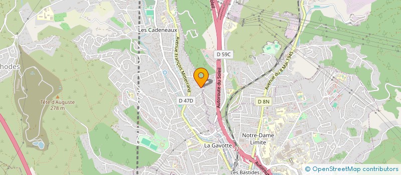 localisation de l'entreprise SCI DE L'UNION à LES PENNES MIRABEAU