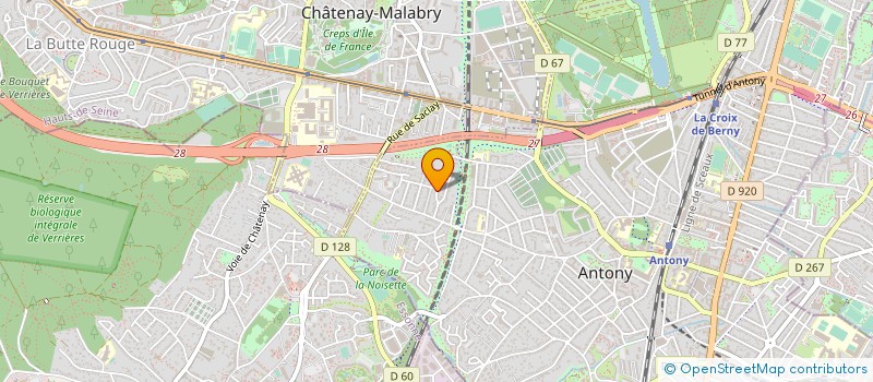 localisation de l'entreprise SCI DE L'UNION à ANTONY