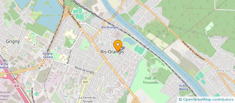 localisation de l'entreprise SCI DE L'UNION à RIS-ORANGIS