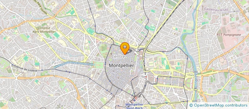 localisation de l'entreprise SCI DE L'UNIVERSITE à MONTPELLIER