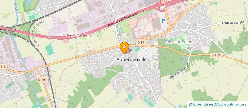 localisation de l'entreprise SCI DE L'YSER  AUBERGENVILLE