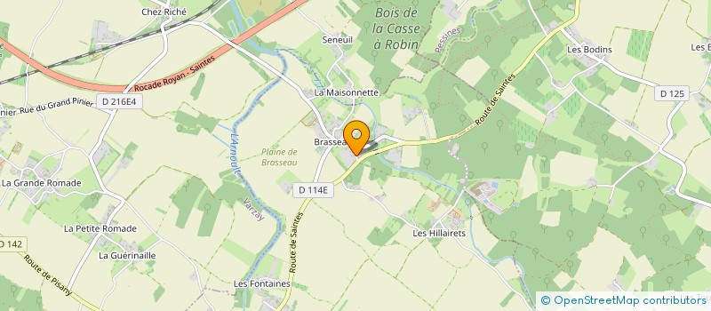 localisation de l'entreprise SCI DE L YSER  TESSON