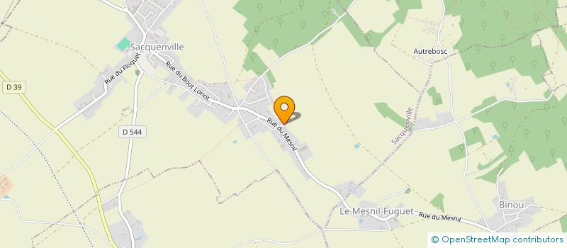 localisation de l'entreprise SCI DE L'YSER  SACQUENVILLE