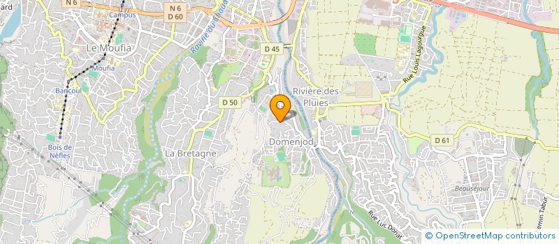 localisation de l'entreprise SCI DE L'YVEL à SAINT-DENIS