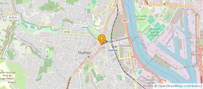 localisation de l'entreprise SCI DE L YZERON  TASSIN-LA-DEMI-LUNE