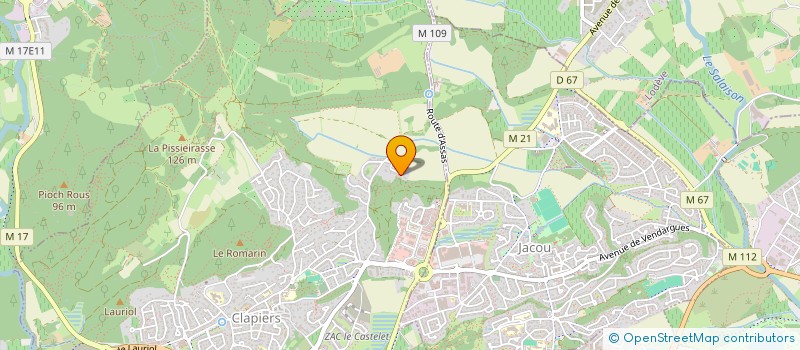 localisation de l'entreprise SCI DE LA 32 EME  CLAPIERS