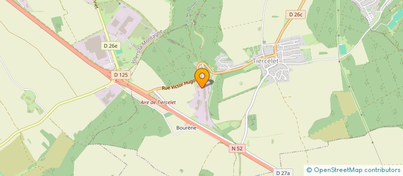 localisation de l'entreprise SCI DE LA  TIERCELET