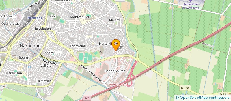 localisation de l'entreprise SCI DE LA BADE à NARBONNE