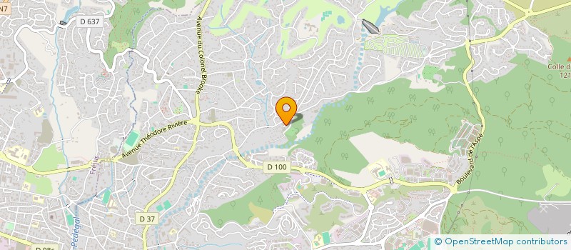 localisation de l'entreprise SCI DE LA BADIANE  SAINT-RAPHAEL