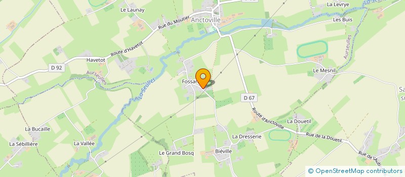 localisation de l'entreprise SCI DE LA BAGUETTE DOREE  CAHAGNES