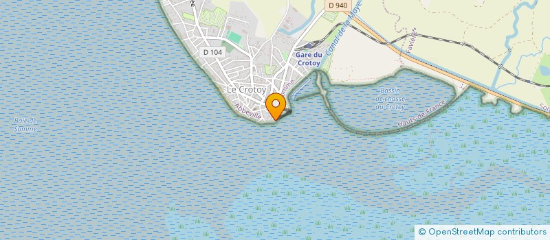 localisation de l'entreprise SCI DE LA BAIE à LE CROTOY