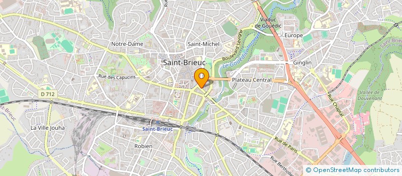 localisation de l'entreprise SCI DE LA BAIE à SAINT-BRIEUC