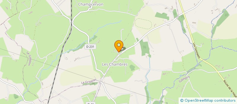 localisation de l'entreprise SCI DE LA BAIE  LE GRIPPON