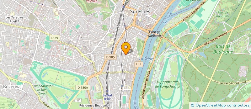 localisation de l'entreprise SCI DE LA BAIE à SURESNES