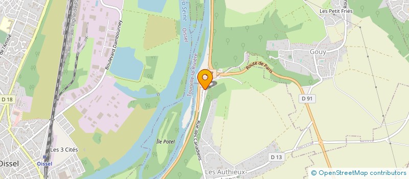 localisation de l'entreprise SCI DE LA BAIE  LES AUTHIEUX-SUR-LE-PORT-SAINT-OUEN