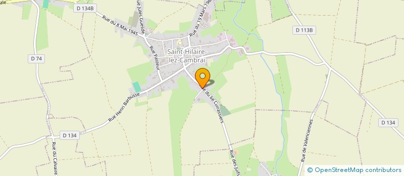 localisation de l'entreprise SCI DE LA BAIE  SAINT-HILAIRE-LEZ-CAMBRAI