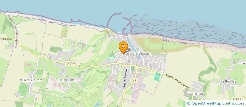 localisation de l'entreprise SCI DE LA BAIE  PORT-EN-BESSIN-HUPPAIN