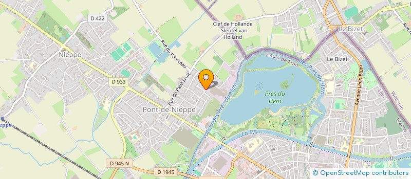 localisation de l'entreprise SCI DE LA BAIE  NIEPPE