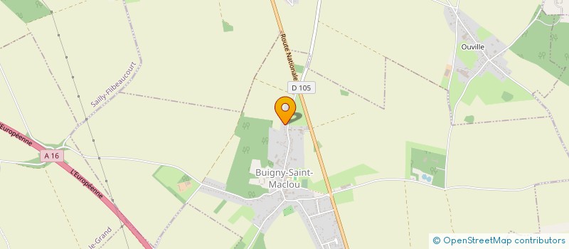 localisation de l'entreprise SCI DE LA BAIE  BUIGNY-SAINT-MACLOU