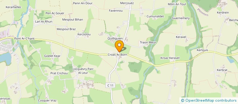 localisation de l'entreprise SCI DE LA BAIE  PLOUVORN