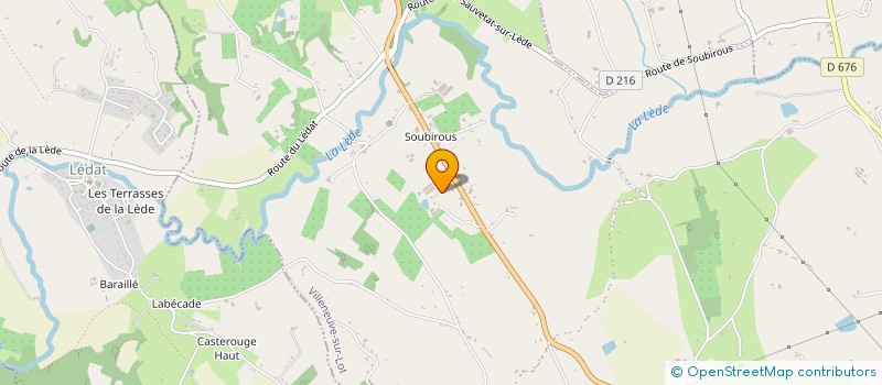 localisation de l'entreprise SCI DE LA BAIE  VILLENEUVE-SUR-LOT