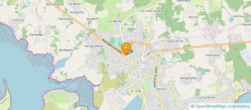 localisation de l'entreprise SCI DE LA BAIE  CARNAC