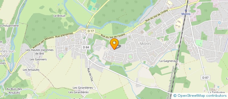 localisation de l'entreprise SCI DE LA BAIE 90  MONTS