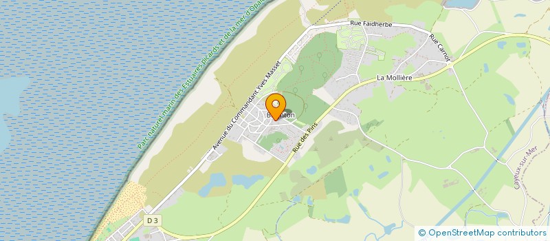 localisation de l'entreprise SCI DE LA BAIE à CAYEUX-SUR-MER