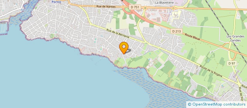 localisation de l'entreprise SCI DE LA BAIE  PORNIC