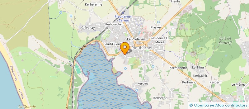 localisation de l'entreprise SCI DE LA BAIE  PLOUHARNEL