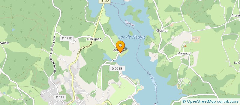 localisation de l'entreprise SCI DE LA BAIE D'ANTIGES  NEUVIC