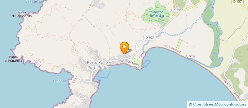 localisation de l'entreprise SCI DE LA BAIE DE CUPABIA à SERRA-DI-FERRO