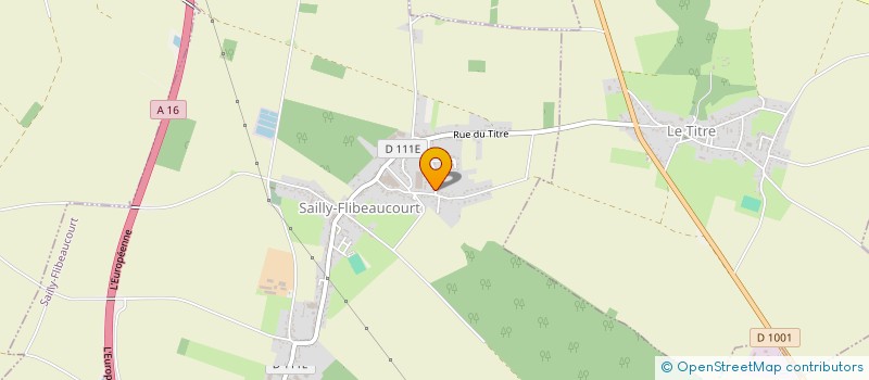 localisation de l'entreprise SCI DE LA BAIE DE SOMME  SAILLY-FLIBEAUCOURT