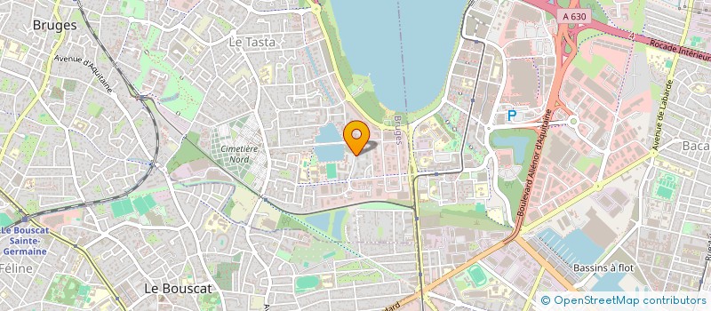 localisation de l'entreprise SCI DE LA BAISE  BRUGES
