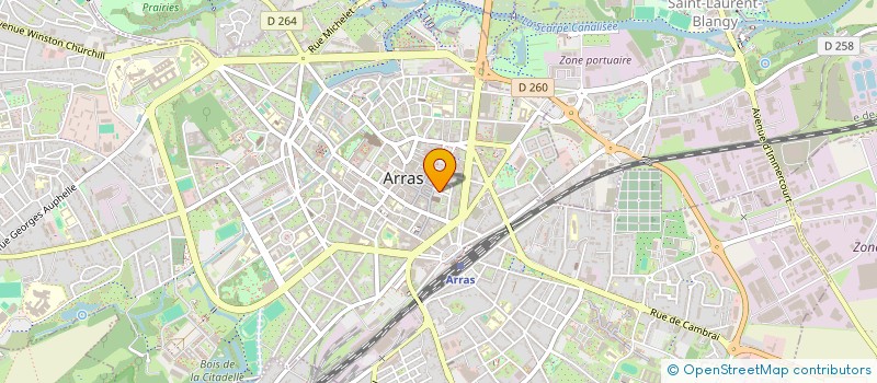 localisation de l'entreprise SCI DE LA BALANCE à ARRAS