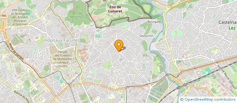 localisation de l'entreprise SCI DE LA BALANCE à MONTPELLIER