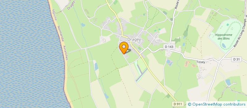 localisation de l'entreprise SCI DE LA BALETTE  DRAGEY-RONTHON