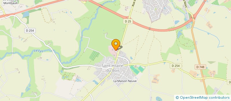 localisation de l'entreprise SCI DE LA BAMETTE à LYS-HAUT-LAYON