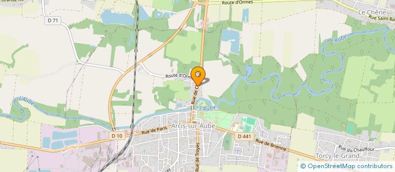 localisation de l'entreprise SCI DE LA BANDE  TROUANS