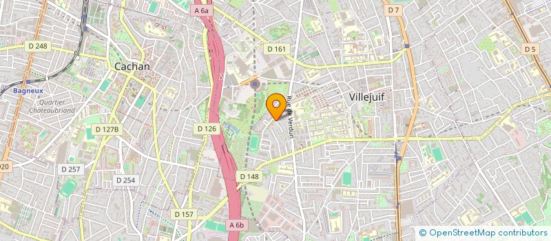 localisation de l'entreprise SCI DE LA BARAUDERIE à VILLEJUIF