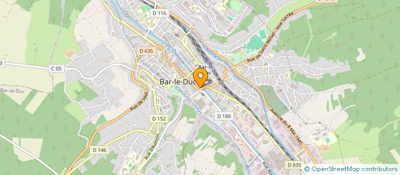 localisation de l'entreprise SCI DE LA BARBOURE  BAR-LE-DUC