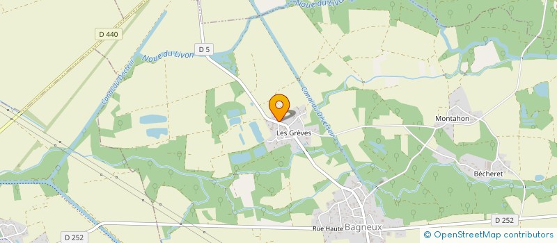 localisation de l'entreprise SCI DE LA BARBUISE  BAGNEUX