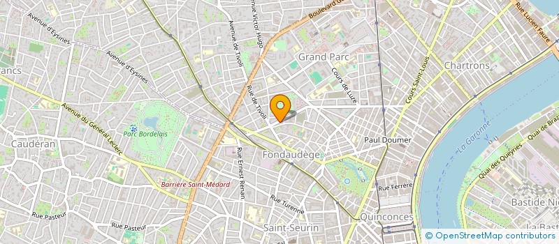 localisation de l'entreprise SCI DE LA BARODIERE  BORDEAUX