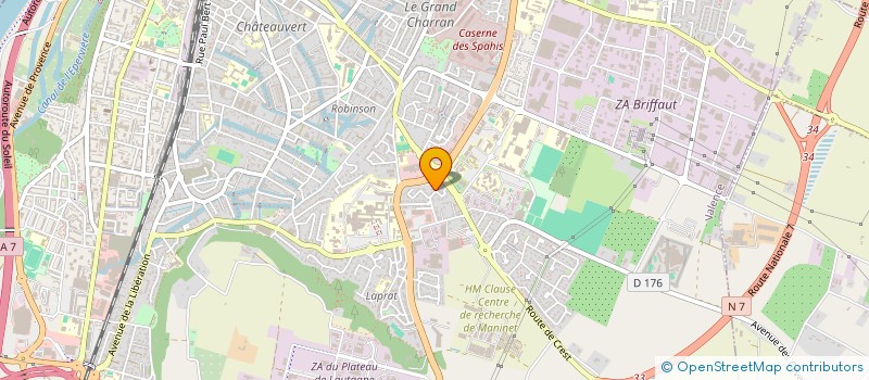 localisation de l'entreprise SCI DE LA BARONNE à VALENCE