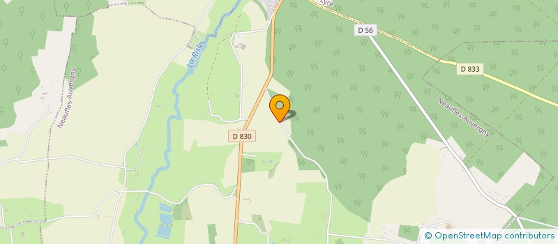 localisation de l'entreprise SCI DE LA BARONNIE  NEAUFLES-AUVERGNY