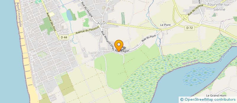 localisation de l'entreprise SCI DE LA BARRE à AGON-COUTAINVILLE