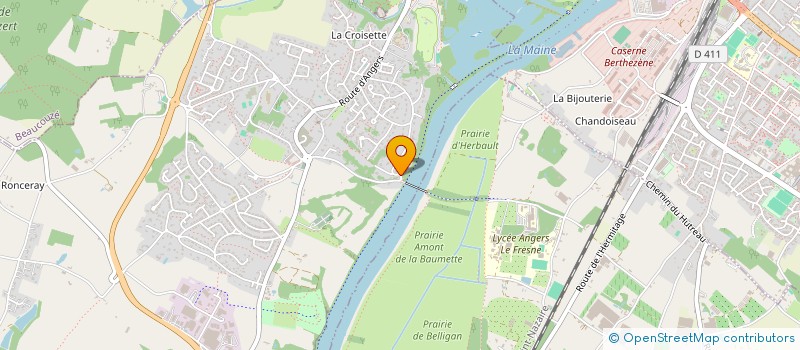 localisation de l'entreprise SCI DE LA BARRE  BOUCHEMAINE