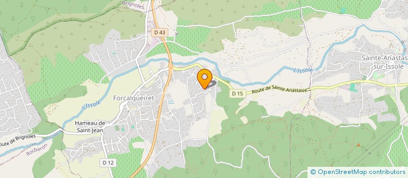 localisation de l'entreprise SCI DE LA BARRE  FORCALQUEIRET