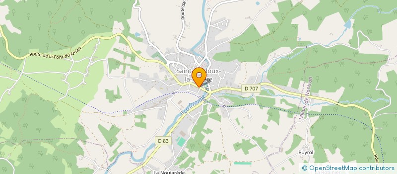 localisation de l'entreprise SCI DE LA BARRE  SAINT-PARDOUX-LA-RIVIERE