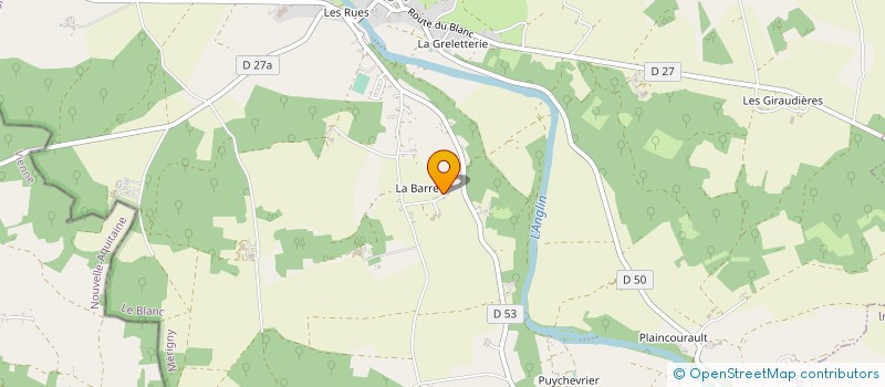 localisation de l'entreprise SCI DE LA BARRE à MERIGNY